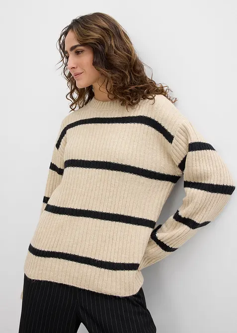 Pruhovaný svetr, bonprix