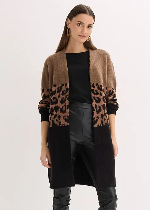 Dlouhý pletený kabátek, bonprix