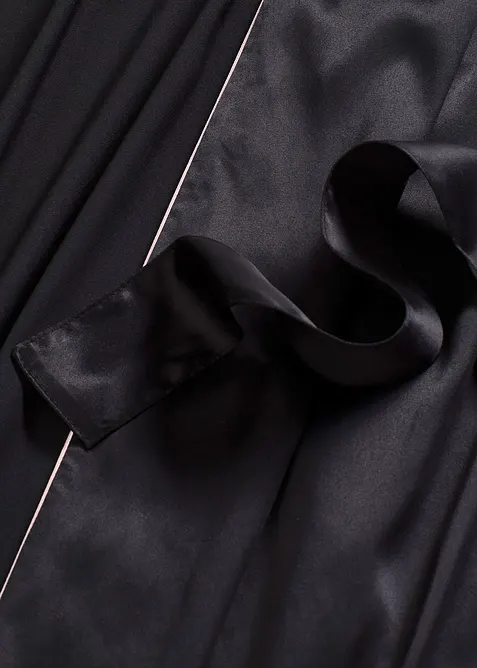 Saténové kimono s lesklým efektem, bonprix
