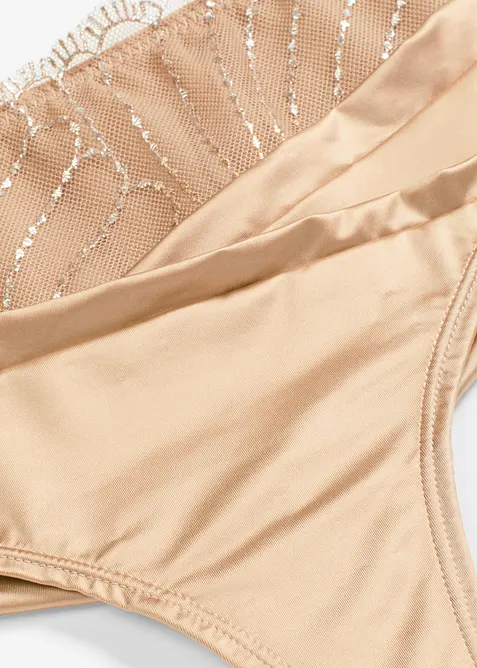 Bokové kalhotky tanga s bezešvým zadním dílem, bonprix