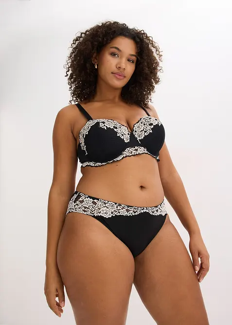 Kalhotky z dvoubarevné krajky (2 ks v balení), bonprix