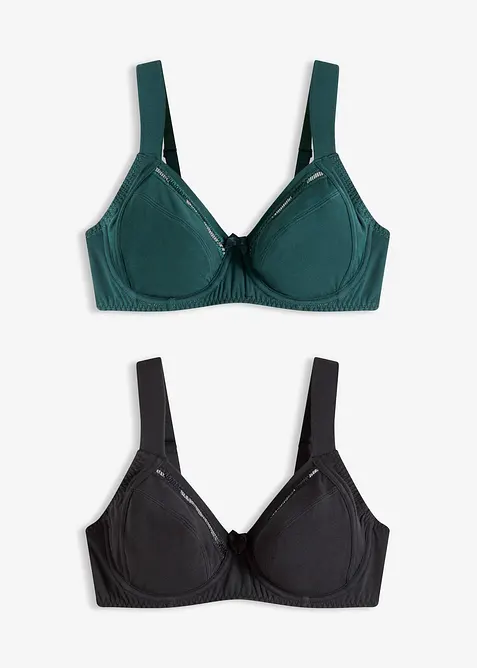 Podprsenka s kosticemi (2 ks v balení), bonprix