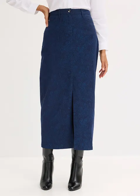 Strečov&aacute; sukně z bavlny, bonprix