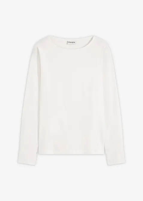 Bavlněné tričko, s dlouhými rukávy z popelínu, bonprix