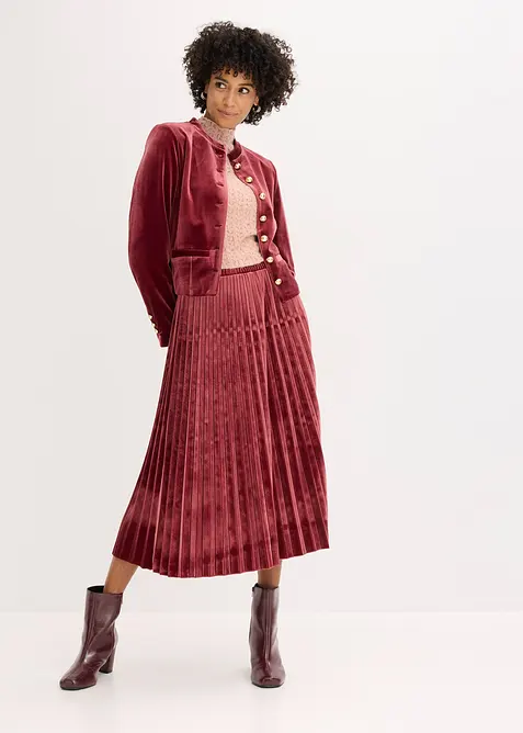 Rolákové tričko z krajky, bonprix