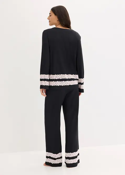 Pyžamo z měkké viskózové směsi, bonprix