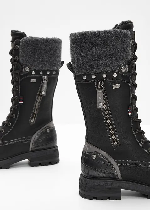 Šněrovací kotníková obuv značky Mustang, Mustang