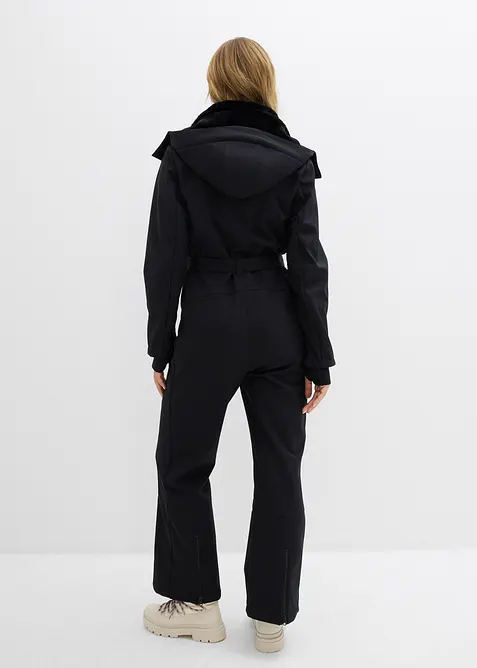 Softshellový lyžařský overal s teplou podšívkou, voděodolný, bonprix