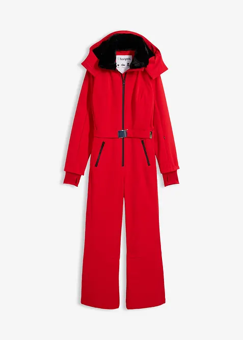 Softshellov&yacute; lyžařsk&yacute; overal s teplou pod&scaron;&iacute;vkou, voděodoln&yacute;, bonprix