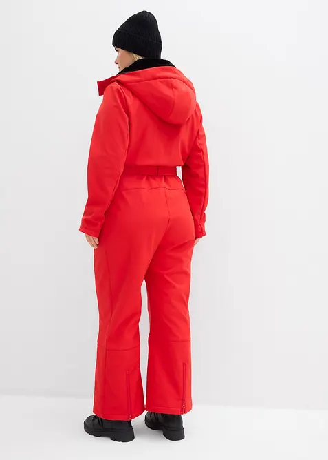 Softshellov&yacute; lyžařsk&yacute; overal s teplou pod&scaron;&iacute;vkou, voděodoln&yacute;, bonprix