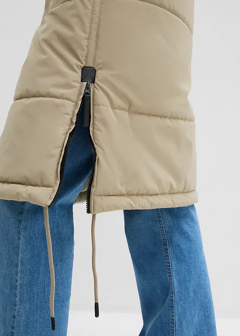 Voděodolný prošívaný kabát, bonprix