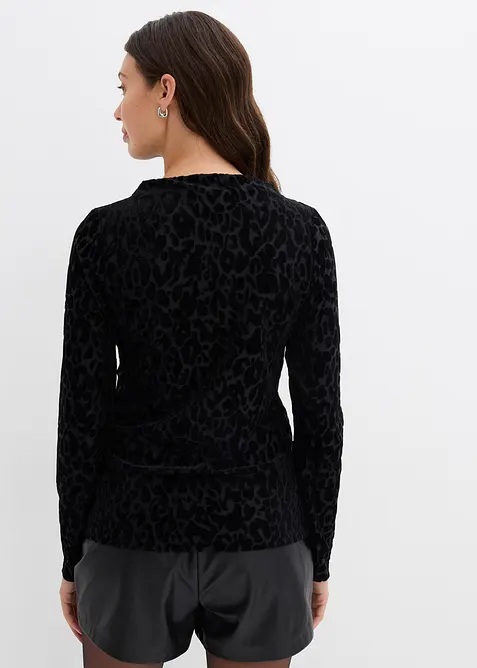 Žerzejové triko s dlouhým rukávem, bonprix