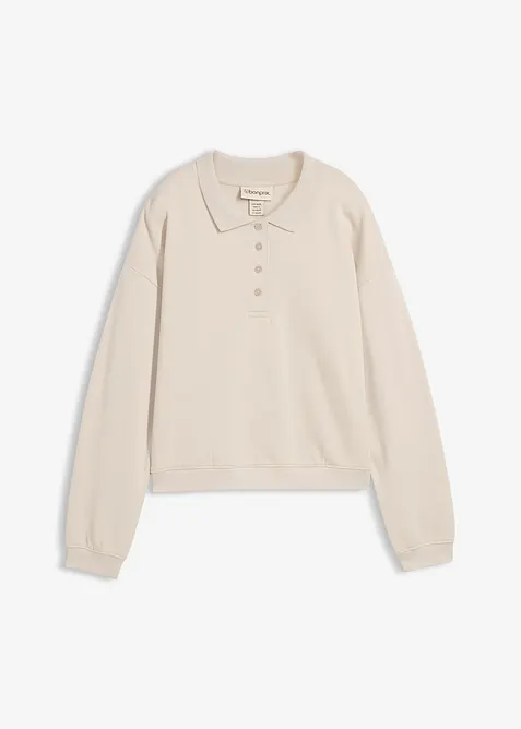 Mikina z čisté organické bavlny, bonprix