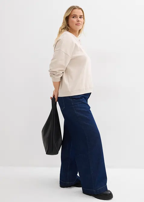 Mikina z čisté organické bavlny, bonprix