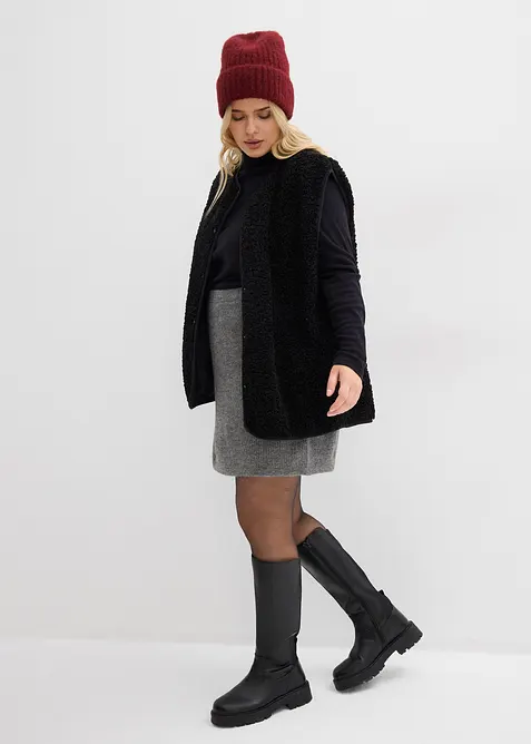 Krátká pletená sukně, bonprix