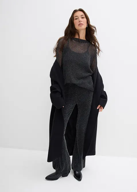 Rozšířené legíny se třpytem, bonprix