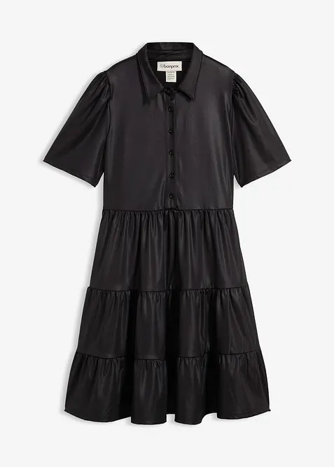 Minišaty z lesklého materiálu, bonprix