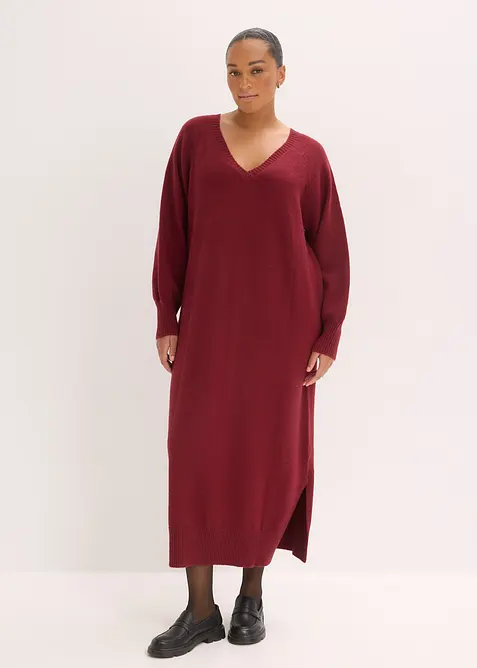 Oversize pleten&eacute; &scaron;aty v d&eacute;lce midi, bonprix
