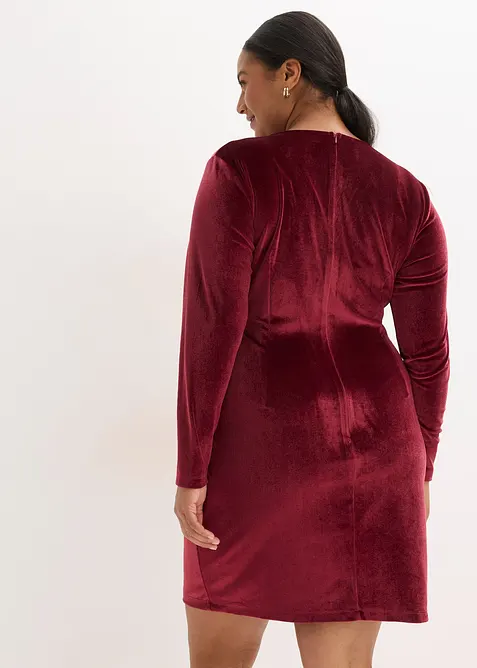 Minišaty z lesklého sametu, bonprix