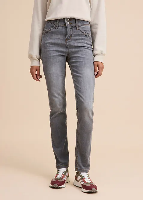 Pohodlné strečové džíny Slim Fit, High Waist, bonprix