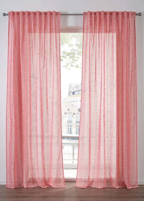 Závěs s tkanými proužky (1 kus v balení), bonprix