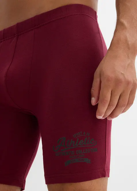 Dlouhé přiléhavé boxerky s bavlnou (3 ks v balení), bonprix