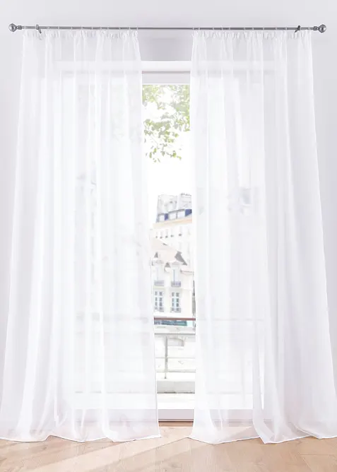 Z&aacute;clona z recyklovan&eacute;ho polyesteru, s jemnou strukturou (1 ks), bonprix