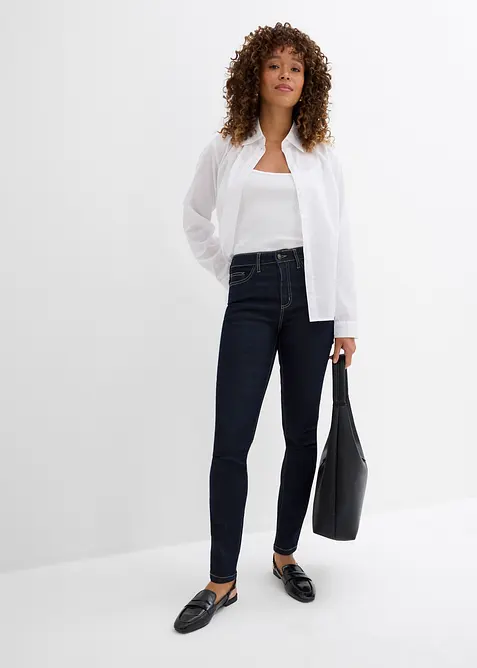 Skinny džíny Mid Waist, strečové, bonprix