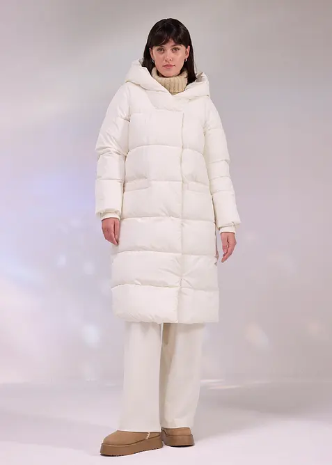 Prošívaný oversize kabát, bonprix