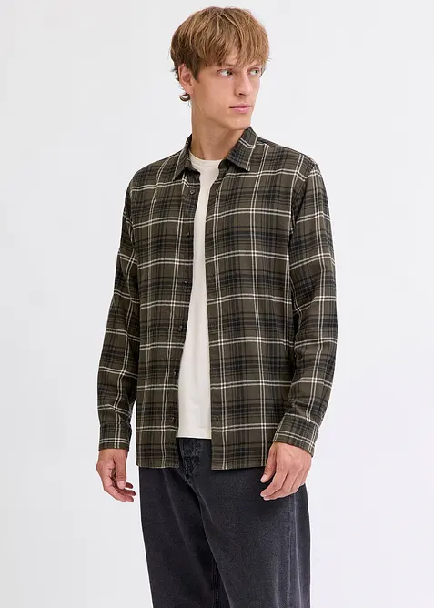 Flanelová košile JJ REBEL, z čisté bavlny, J&J Rebel