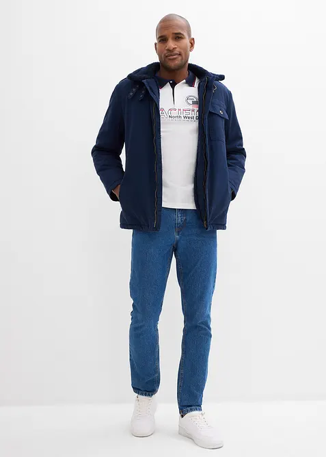 Dž&iacute;ny Classic Fit Straight, po stran&aacute;ch pružn&yacute; pas, bonprix