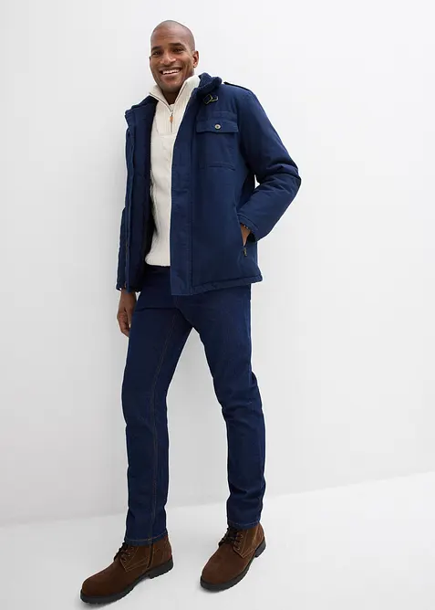 Dž&iacute;ny Classic Fit Straight, po stran&aacute;ch pružn&yacute; pas, bonprix