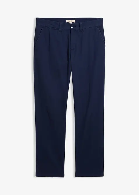Chino kalhoty z čisté bavlny Regular Fit, Straight, bonprix