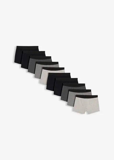 Přil&eacute;hav&eacute; boxerky s bavlnou (10 ks v balen&iacute;), bonprix