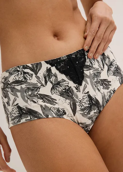 Bokov&eacute; maxikalhotky (4 ks v balen&iacute;), bonprix