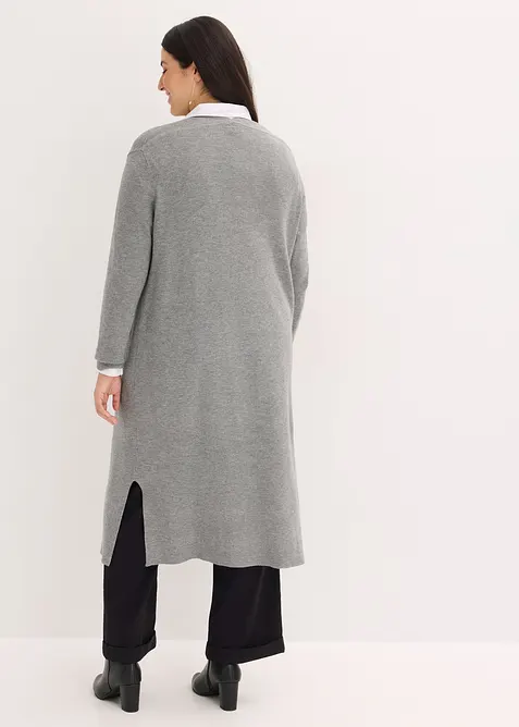 Dlouh&yacute; pleten&yacute; kab&aacute;tek s visk&oacute;zou, bonprix