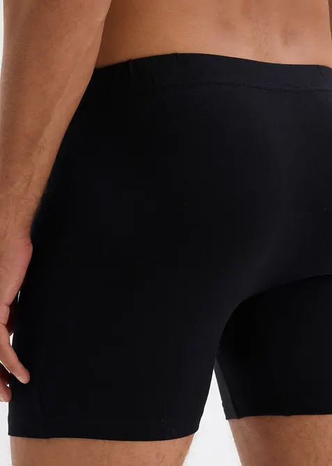 Přiléhavé středně dlouhé boxerky s bavlnou (5 ks v balení), bonprix