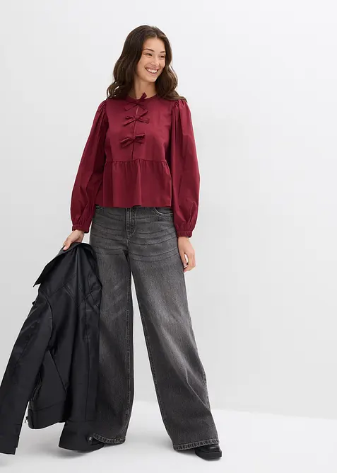 Halenka s ozdobn&yacute;mi ma&scaron;ličkami, bonprix