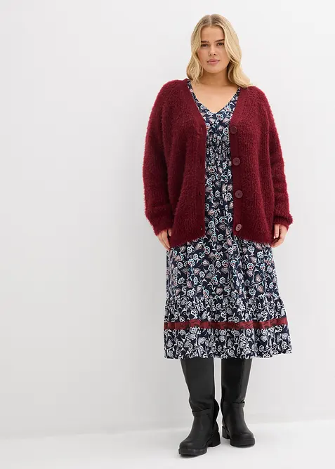 Žebrovan&yacute; kab&aacute;tek ze silněj&scaron;&iacute; pleteniny, bonprix