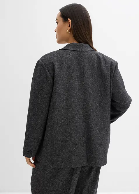 Oversize blejzr z jemn&eacute; visk&oacute;zov&eacute; směsi, bonprix