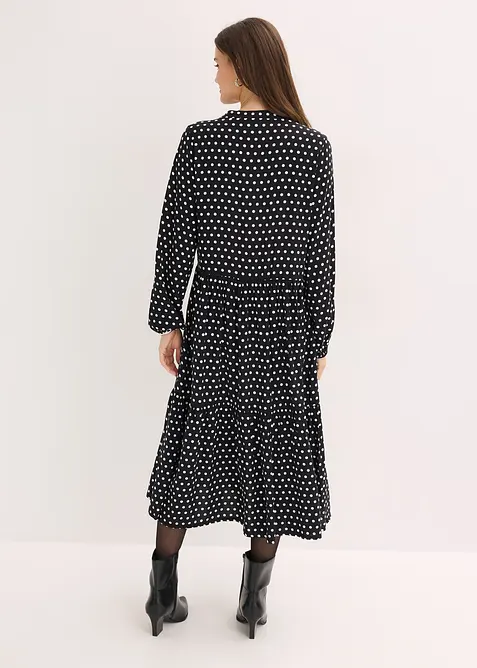 Midi &scaron;aty ze spl&yacute;vav&eacute; visk&oacute;zy, bonprix