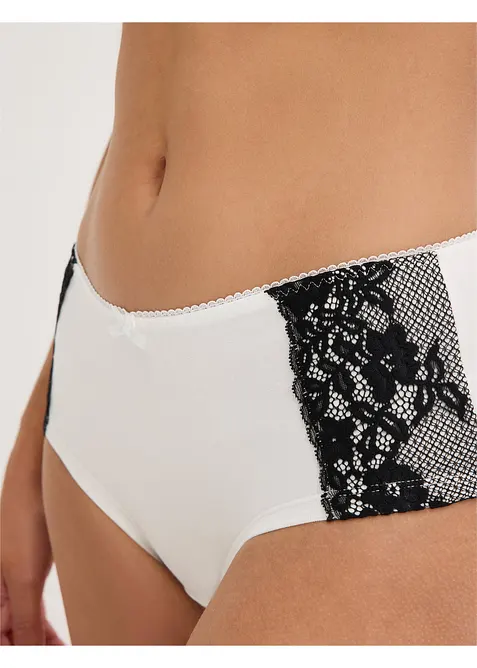 Bokové maxikalhotky s organickou bavlnou (4 ks v balení), bonprix