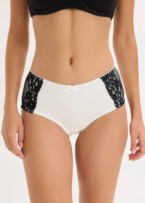 Bokové maxikalhotky s organickou bavlnou (4 ks v balení), bonprix