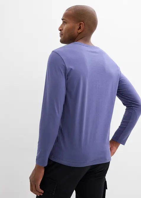 Triko s dlouh&yacute;m ruk&aacute;vem, z čist&eacute; organick&eacute; bavlny, bonprix