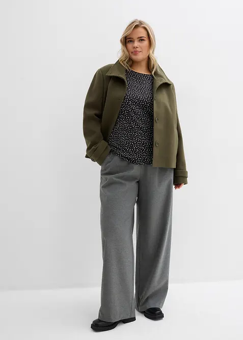 Triko s dlouh&yacute;m ruk&aacute;vem, z čist&eacute; organick&eacute; bavlny (2 ks v balen&iacute;), bonprix