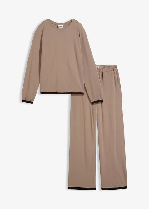 Bavlněn&aacute; joggingov&aacute; souprava (2d&iacute;ln&aacute; souprava), bonprix