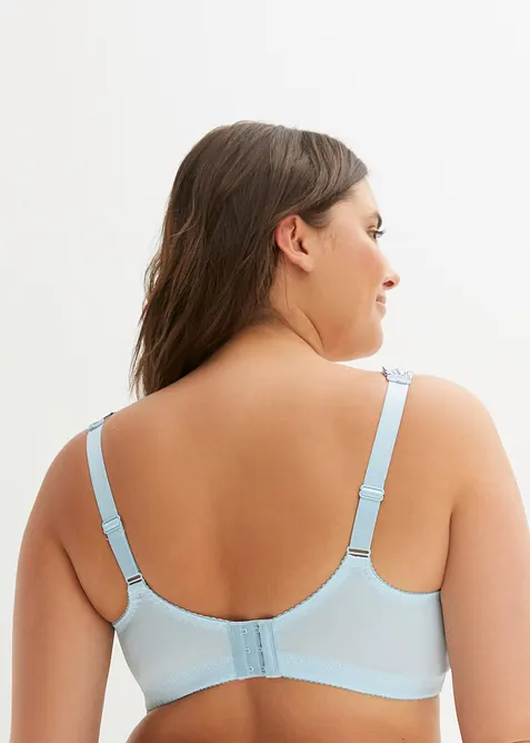 Odlehčující podprsenka bez kostic, s polstrovanými ramínky, bonprix