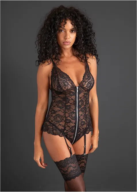 Body se zapínáním na zip, bonprix