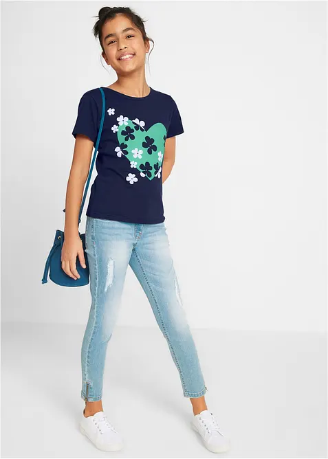 Tričko s čisté organické bavlny (2 ks), bonprix