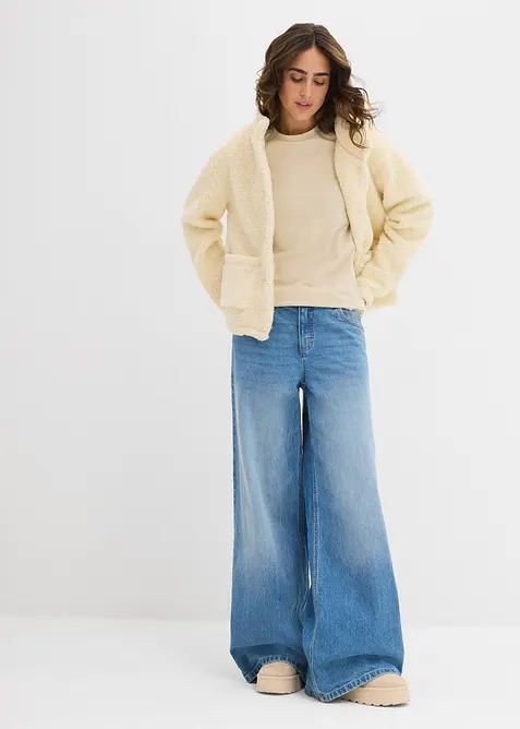 Triko s dlouhým rukávem, z čisté organické bavlny (2 ks), bonprix